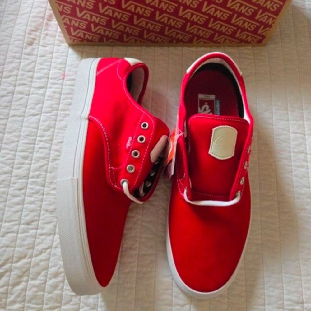 Vans Chima Ferguson Pro Men Size 13 Racing Red White Ultracush 032026 - Picture 1 of 8